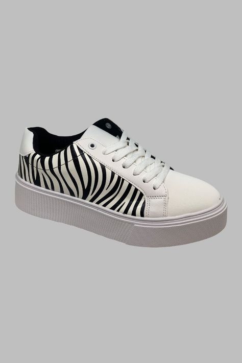 Zapatilla urbana mujer diseño animal print -0