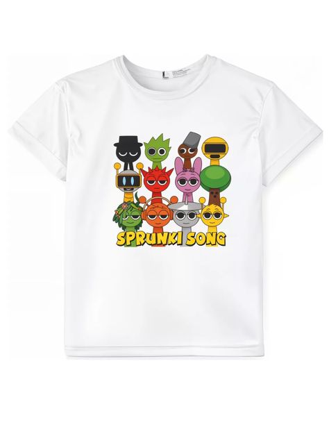 Polera Niños Sprunki Incredibox Song-0