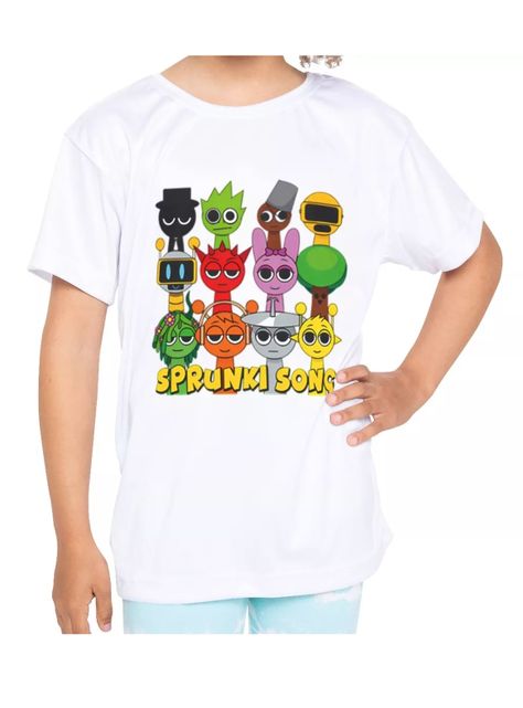 Polera Niños Sprunki Incredibox Song-1