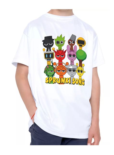 Polera Niños Sprunki Incredibox Song-2