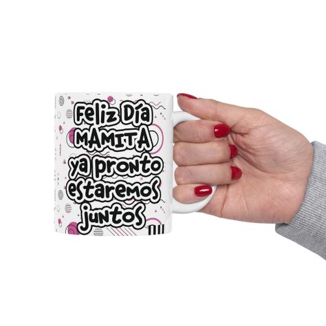 Taza Anci Studio Feliz Día Mamita Flork 325ml Cerámica-3