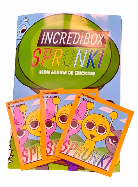 Mini Album Sprunki Incredibox + 3 Sobres-0