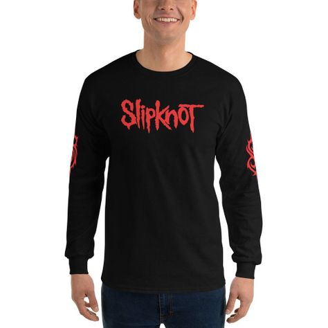 Polera Manga Larga Slipknot Negra Banda-0