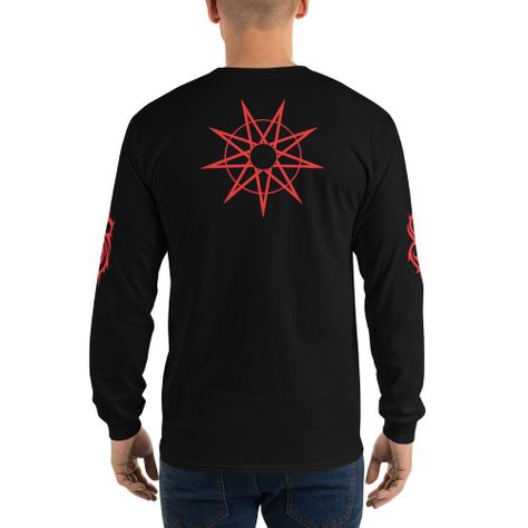 Polera Manga Larga Slipknot Negra Banda-3