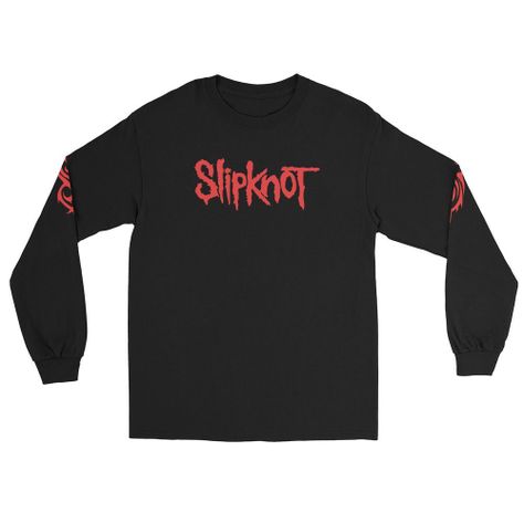 Polera Manga Larga Slipknot Negra Banda-4