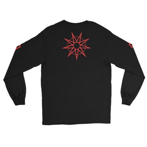Polera Manga Larga Slipknot Negra Banda-5