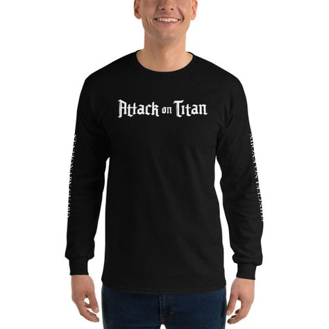 Polera Manga Larga Attack On Titan Shingeki No Kyojin stationary guard Anime-0