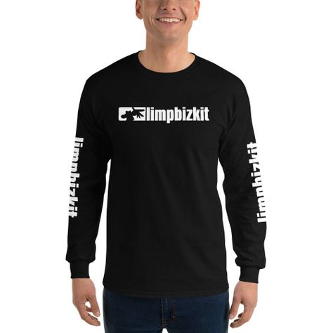 Polera Manga Larga Limp Bizkit Negra Banda-0