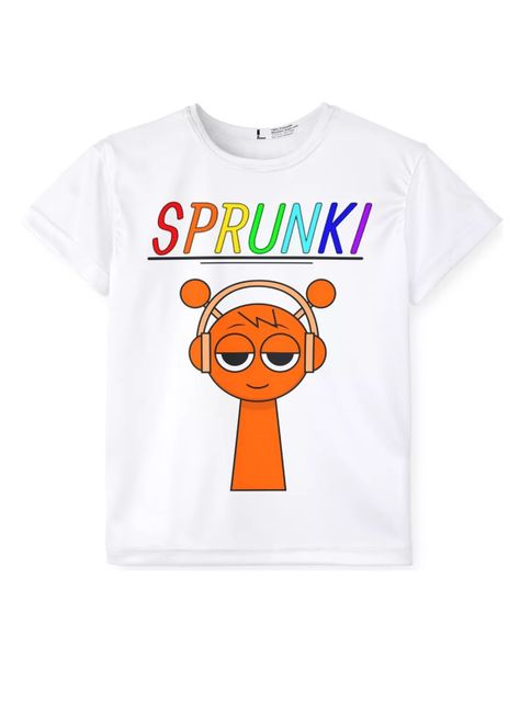 Polera Niños Poliester Sprunki Incredibox Oren-1