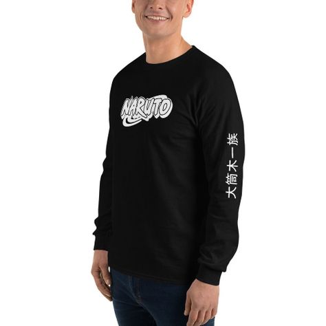Polera Manga Larga Naruto Otsutsuki Anime Estampada-2