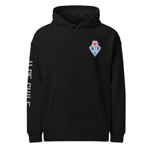 Polerón Universidad De Chile Negro Unisex-0