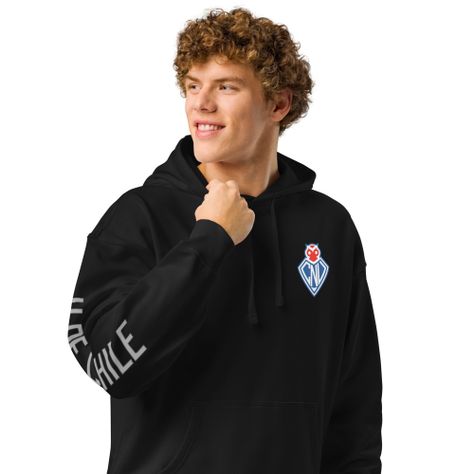 Polerón Universidad De Chile Negro Unisex-4