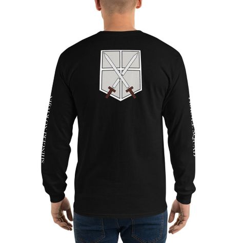 Polera Manga Larga Attack On Titan Shingeki No Kyojin Trainee Squad Anime-3
