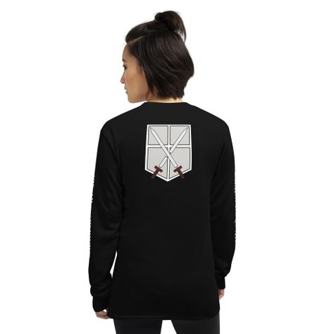 Polera Manga Larga Attack On Titan Shingeki No Kyojin Trainee Squad Anime-5