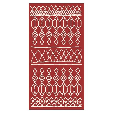 alfombra shag anat2 140x200 cm rojo-0