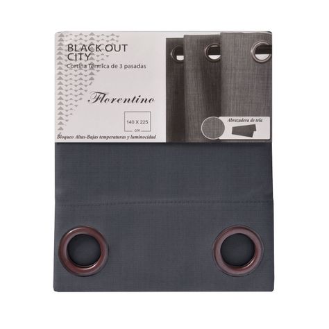 Cortina Masel City  Gris oscuro-2