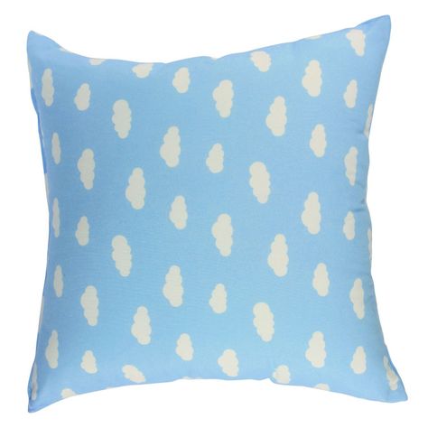 Set 2 Cojines Lona Nube Azul 50x50 cm-1