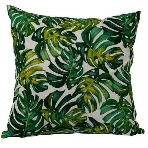 Set 2 cojines Lona Española Maldivas 50x50 Verde-1