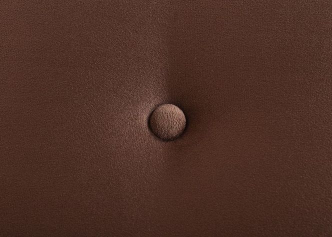 Banqueta Baul Felpa Chocolate  100x50x45 cm-2