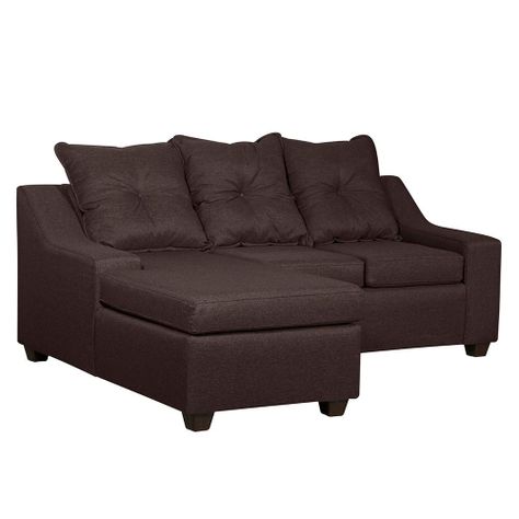  Seccional Viena 3 cuerpos  Izquierda Tela Gris 195x 155 x90-1