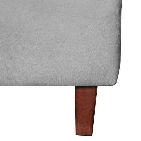 Poltrona  1c York  felpa  gris 75x55x92 cm-3