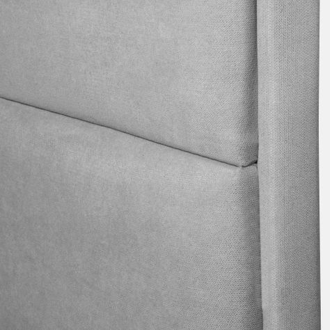 Respaldo Cama 2 pl Square  152 x 8 x 130 cms  Tela  Gris-2