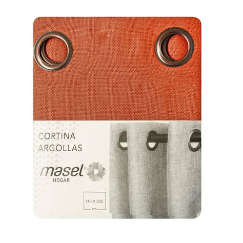 Cortina Masel Mati  140x225 cm Naranjo-3
