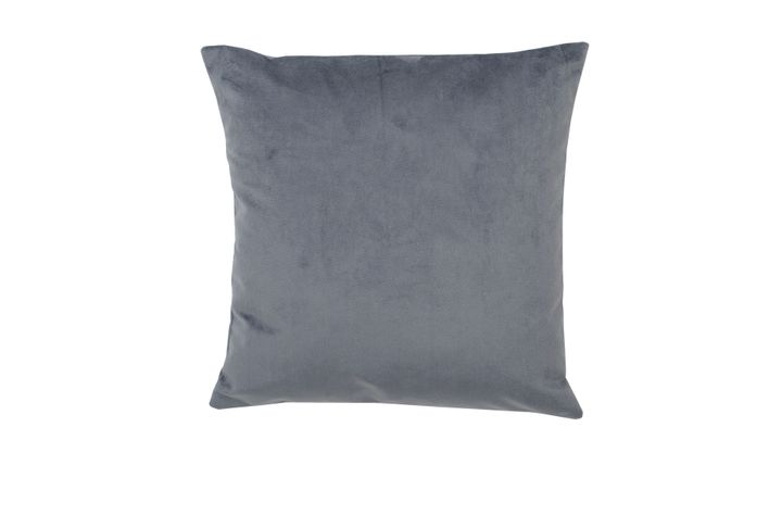 Set 4 Cojines combinados  40X40  Felpa velvet  Gris y Verde Agua-1
