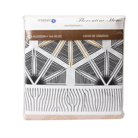 Juego de Sabanas Tie 1.5 plazas Beige-3