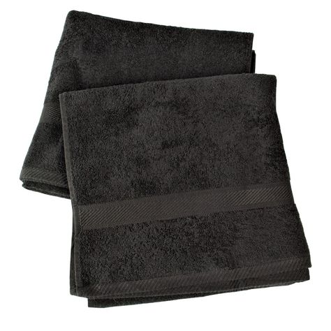 Set  Cortina Baño Brooklyn  + Juego de Toallas Negro-2