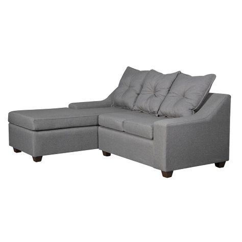  Seccional Viena 3 cuerpos  Izquierdo Tela Gris 195x 155x90-2