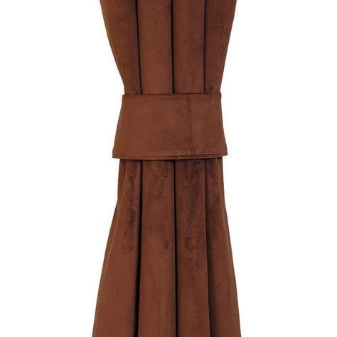 Cortina Felpa New Velvet  140x225 Cm Chocolate-1