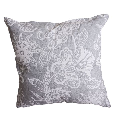 Set 2 cojines Lona Española Pami 50x50 cm Gris-1