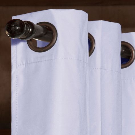 Set 2 Cortinas Black Out Classic 1.40 X 2.25 Blanco -2