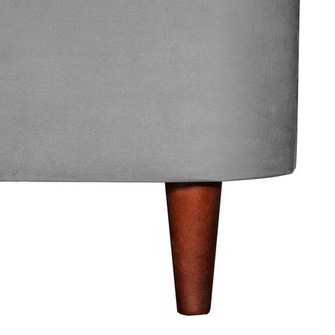 SOFA 2C OSLO FELPA GRIS 160X80X70-3
