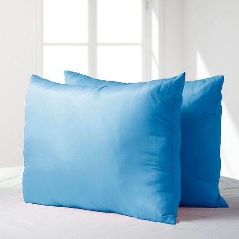 Set 2 almohadas premium Eco colores 50x70 turquesa-1