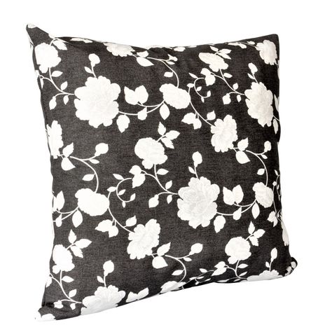 Set 4 Cojines Lona Española Roberta 50x50 cm Negro-2