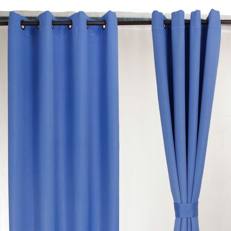 Set Cortina 2P Embossed Azul-0