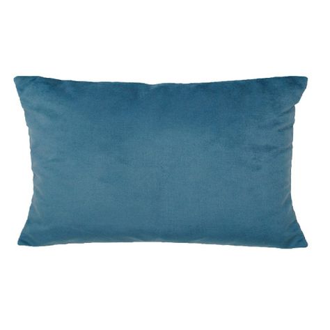 Cojin Felpa  New Velvet 30X60  AZUL PETROLEO-0
