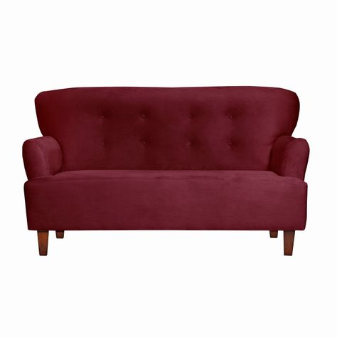  Sofa  York  2c Felpa Burdeo 150x80x95-0