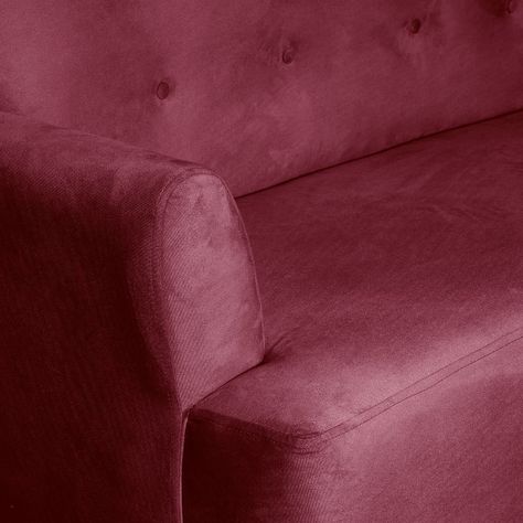  Sofa  York  2c Felpa Burdeo 150x80x95-2