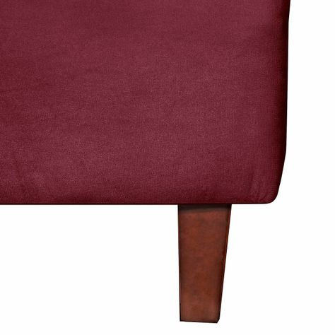  Sofa  York  2c Felpa Burdeo 150x80x95-3
