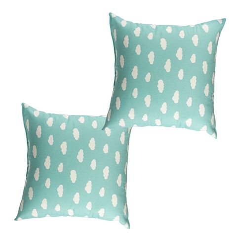 Set 2 Cojines Lona Nube Jade 50x50 cm-0