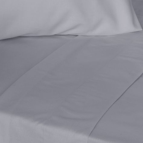 Jgo.Sábanas Polycotton 1.5 pl -144 hilos 3 piezas - Gris-2