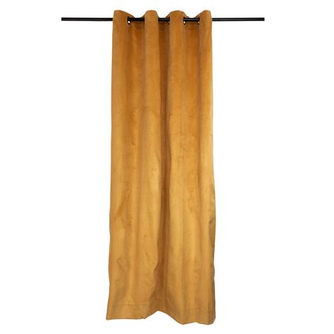 Cortinas New velvet 1.40 X 2.20 Mostaza-2