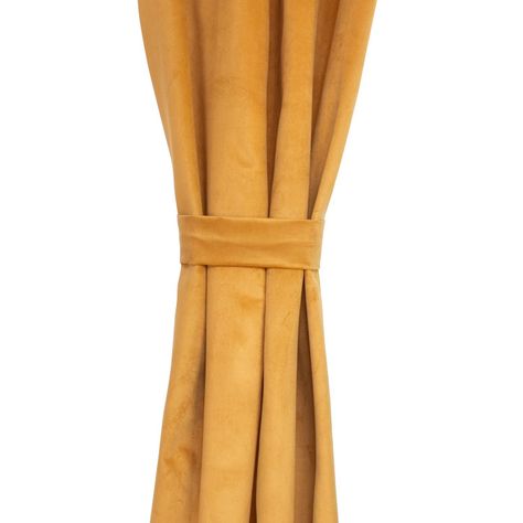 Cortinas New velvet 1.40 X 2.20 Mostaza-1