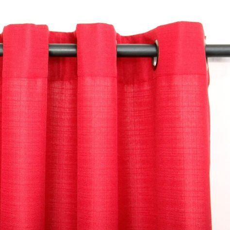 SET Cortina Barbara 8 piezas Rojo-1