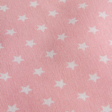 Cortina Lona española  Estrellita mini rosa-3