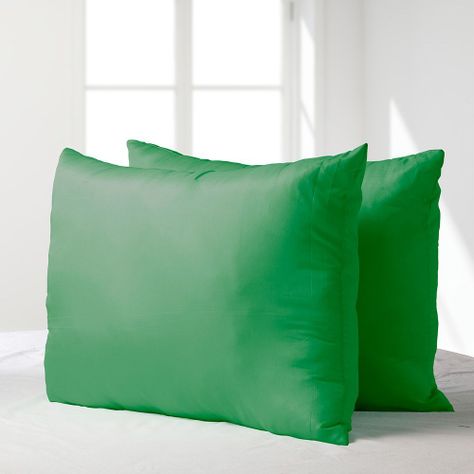 Set 2 almohadas premium Eco colores 50x70 verde-1