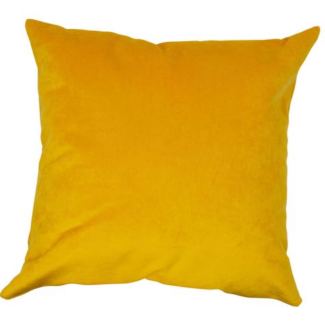 Set 2 Cojin Felpa New Velvet 40x40 cm Amarillo-1